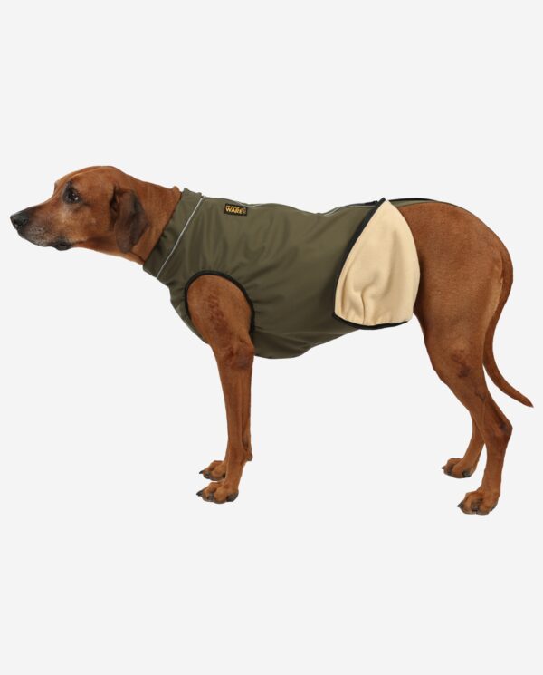 RR DOG`s WARE® Hundemantel Softshell POLAR Wasserdicht Khakigrün