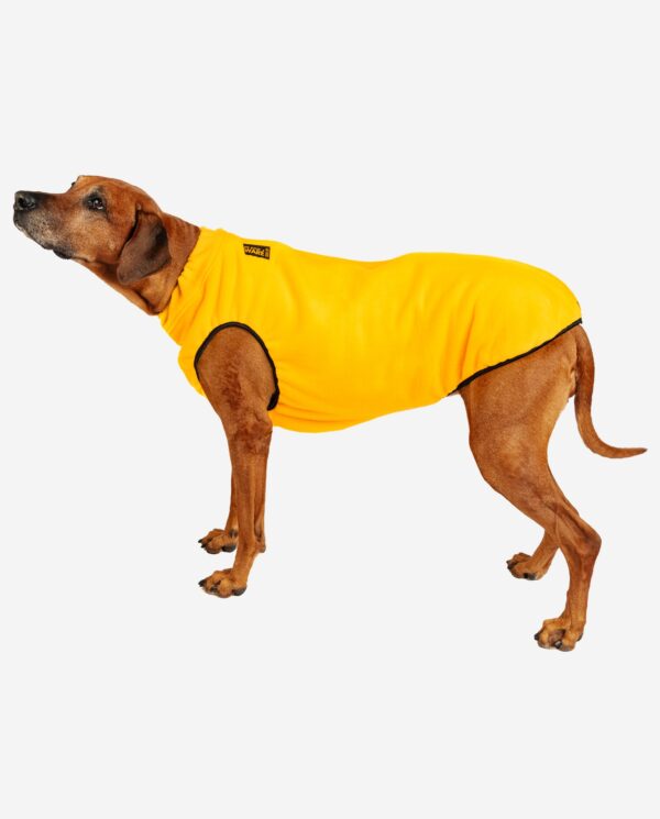 Hundemantel Bodywarmer Fleece Gelb RR DOG`s WARE