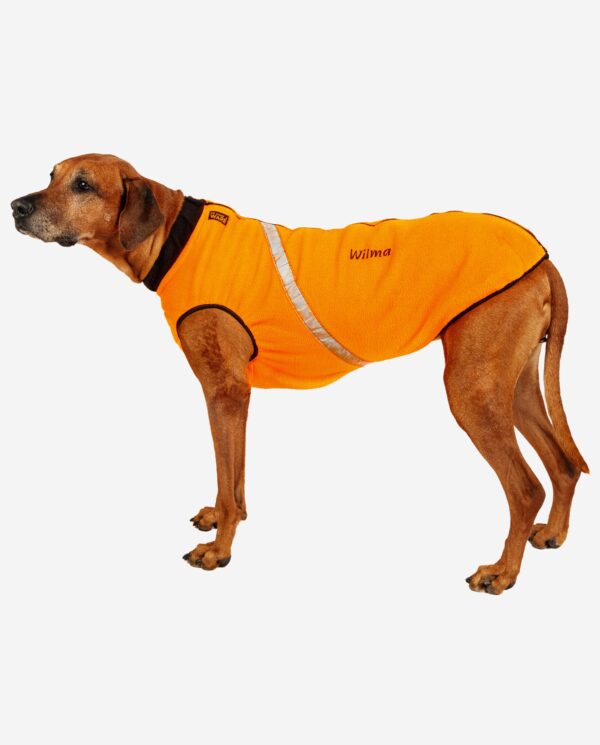 Hundemantel Bodywarmer Fleece Orange RR DOG`s WARE