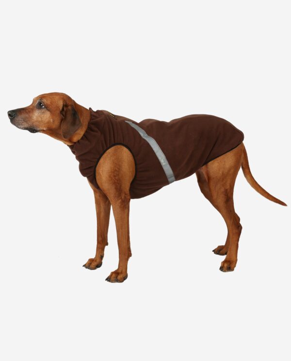 Hundewendemantel Polarfleece Braun RR DOG`s WARE