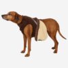 Hundewendemantel Polarfleece Braun Und Beige RR DOG`s WARE