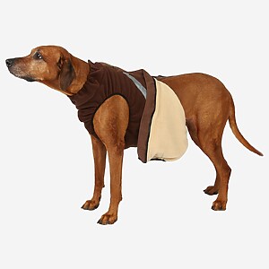 Hundewendemantel Polarfleece Braun Und Beige RR DOG`s WARE