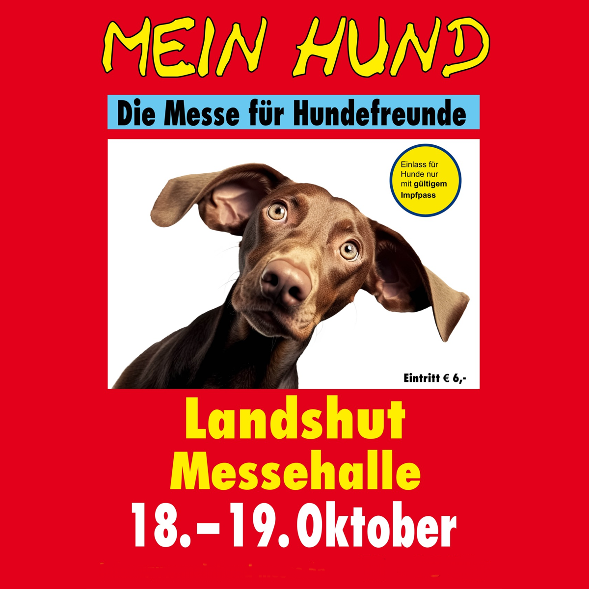 RR DOG`s WARE Hundebekleidung nach Maß ist bei der Messe MeinHund in der Messehalle Landshut am 18. und 19.10.25 dabei